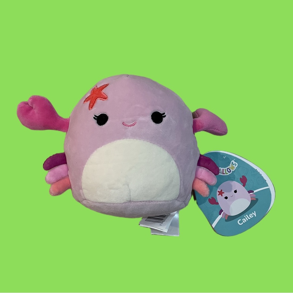 NWT Squishmallows 5” Cailey the Crab plush toy by Jazwares